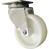 Caster, Swivel, 4" (101.6 mm), Nylon, 200 lbs. (91 kg.) Cantin et fils