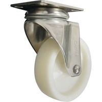 Caster, Swivel, 4" (101.6 mm), Nylon, 200 lbs. (91 kg.) Cantin et fils