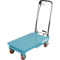 Heavy-Duty Hydraulic Scissor Lift Table, 27-1/2" L x 17-3/4" W, Steel, 330 lbs. Capacity Cantin et fils
