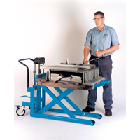 Hydraulic Skid Scissor Lift/Table, 42-1/2" L x 20-1/2" W, Steel, 1000 lbs. Capacity Cantin et fils