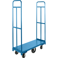 Chariots à plate-forme en acier  