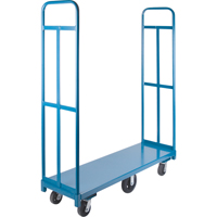 U-Boat Platform Truck, 60" L x 18" W, 1500 lbs. Capacity, Rubber Casters Cantin et fils
