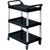 Chariot de service, 3 tiers, 19" x 38" x 34", Capacit&eacute; 200 lb Cantin et fils