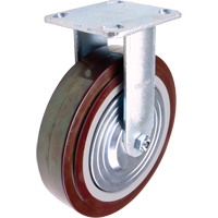 Roulette, Fixe, 8" (203,2 mm), Polyur&eacute;thane, 1000 lb (453,6 kg) Cantin et fils