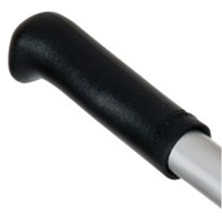 Poign&eacute;e en caoutchouc noir pour diable en aluminium Cantin et fils