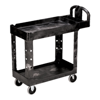 Heavy Duty Utility Cart - 4500-88, 2 Tiers, 17-1/8" x 33-1/4" x 39", 500 lbs. Capacity Cantin et fils
