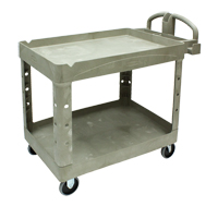 Heavy Duty Utility Cart - 4520-88, 2 Tiers, 25-1/4" x 39" x 44", 500 lbs. Capacity Cantin et fils