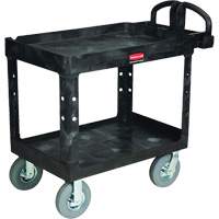 Heavy-Duty Utility Cart, 2 Tiers, 25-1/4" x 37-1/8 x 36-3/8", 500 lbs. Capacity Cantin et fils