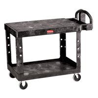 Flat Shelf Heavy Duty Utility Cart - 4525-00, 2 Tiers, 25-7/8" x 33-3/10" x 43-9/10", 500 lbs. Capacity Cantin et fils