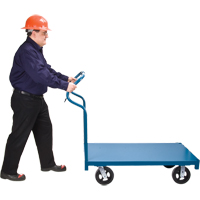 Chariots ergonomiques &agrave; plateforme pour ramassage de commande Cantin et fils