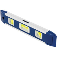 Torpedo Level, 9" L, Aluminum, 3 Vials, Magnetic Cantin et fils