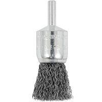 Shaft Mounted Crimped End Brush, 3/4", 0.012" Fill, 1/4" Shank Cantin et fils