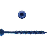 Flat Square HD Concrete Screws, 3/16" x 3-1/4" L, Zinc Plate Cantin et fils