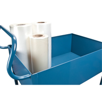 Chariots de service &agrave; bordure profonde, 2 Tiers, 24" la x 47" h x 36" p, Capacit&eacute; 1200 lb Cantin et fils