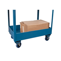 Chariots de service &agrave; bordure profonde, 2 Tiers, 24" la x 47" h x 36" p, Capacit&eacute; 1200 lb Cantin et fils