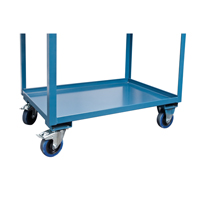 Chariots de service mobiles, 2 Tiers, 24" la x 57" h x 40" p, Capacit&eacute; 1200 lb Cantin et fils
