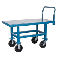 Elevated Platform Trucks, 48" L x 24" W, 2000 lbs. Capacity, Nylon Casters Cantin et fils