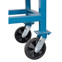 Elevated Platform Trucks, 48" L x 24" W, 2000 lbs. Capacity, Nylon Casters Cantin et fils