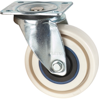Sandwich Casters, Swivel, 4" (101.6 mm), Nylon, 440 lbs. (199.58 kg.) Cantin et fils