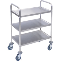 Chariot &agrave; tablettes, 3 Tiers, 16" la x 35" h x 26" p, Capacit&eacute; 200 lb Cantin et fils