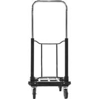 Fold-Up Platform Truck, Stainless Steel, 300 lbs., 28" L x 16" W, 33-1/2" High Cantin et fils