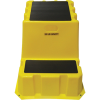 Nestable Industrial Step Stools, 2 Steps, 33" x 25-3/4" x 24" High Cantin et fils