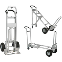 Three-Position Spartan III Convertible Hand Truck, Aluminum, 750 lbs. Capacity Cantin et fils