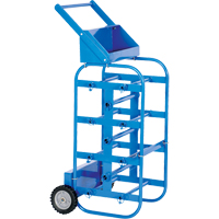 Portable Wire Reel Caddy, Steel, 11 Rod, 19-1/2" W x 43-1/4" H x 17-1/2" D, 150 lbs. Capacity Cantin et fils