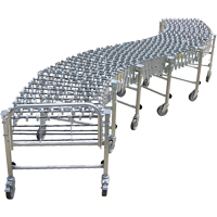 Convoyeurs extensibles/flexibles, 18" la x 12' 10" lo, Capacit&eacute; de 226 lb par pi lin. Cantin et fils