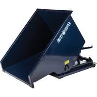 Conteneur autobasculeur, Acier, 1/2 vg³, Bleu Cantin et fils