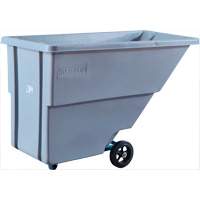 Tilt Truck, Polyethylene, 0.625 cu. yd., 500 lbs. Load Capacity Cantin et fils