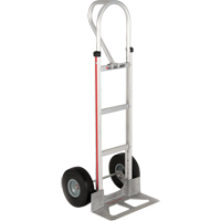 Straight Back Hand Truck, P-Handle Handle, Aluminum, 52" Height, 500 lbs. Capacity Cantin et fils