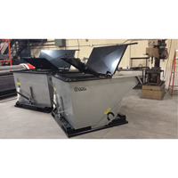 Couvercle en acier pour conteneur autobasculeur Cantin et fils