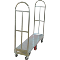 U-Boat Platform Truck, 60" L x 18" W, 1750 lbs. Capacity, Polyurethane Casters Cantin et fils