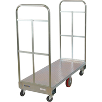 U-Boat Platform Truck, 60" L x 24" W, 1750 lbs. Capacity, Polyurethane Casters Cantin et fils