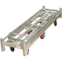 U-Boat Platform Truck, 59-1/2" L x 16" W, 1750 lbs. Capacity, Polyurethane Casters Cantin et fils
