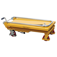 Hydraulic Scissor Lift Table, 17.75" L x 27.5" W/27-1/2" L x 17-3/4" W, Steel, 330 lbs. Capacity Cantin et fils