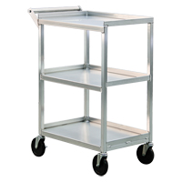 Chariot utilitaire, 3 Tiers, 16-1/2" la x 39" h x 27-3/4" p, Capacit&eacute; 350 lb Cantin et fils