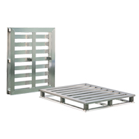Palette &agrave; cadre tubulaire en aluminium 4 c&ocirc;t&eacute;s Cantin et fils