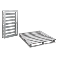 Palette &agrave; cadre tubulaire en aluminium 4 c&ocirc;t&eacute;s Cantin et fils