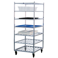 Chariot &agrave; tablettes, 7 Tiers, 28-1/2" la x 69" h x 32" p, Capacit&eacute; 525 lb Cantin et fils