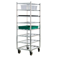 Chariot &agrave; tablettes, 8 Tiers, 20-7/8" la x 67" h x 27" p, Capacit&eacute; 600 lb Cantin et fils