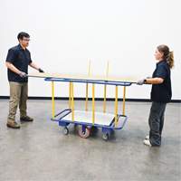Horizontal Panel Cart, 63-7/16" x 28-1/2" x 40-15/16", 2000 lbs. Capacity Cantin et fils
