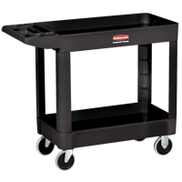 Heavy-Duty Utility Cart - 4500-89, 2 Tiers, 18" x 33-1/4" x 39", 500 lbs. Capacity Cantin et fils