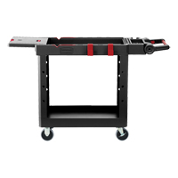 Heavy-Duty Adaptable Utility Cart, 2 Tiers, 17-3/4" x 36" x 46-1/5", 500 lbs. Capacity Cantin et fils