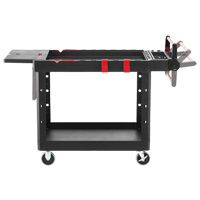 Heavy-Duty Adaptable Utility Cart, 2 Tiers, 25-1/5" x 36" x 51-1/2", 500 lbs. Capacity Cantin et fils