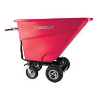 Chariot &agrave; bascule motoris&eacute;, Capacit&eacute; 13.5 cu.ft., 45" h x 27" la x 68" p Cantin et fils