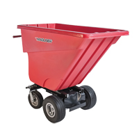 Chariot &agrave; bascule motoris&eacute;, Capacit&eacute; 13.5 cu.ft., 45" h x 27" la x 68" p Cantin et fils