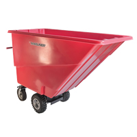 Chariot &agrave; bascule motoris&eacute;, Capacit&eacute; 27 cu. ft., 51" h x 81" la x 33" p Cantin et fils