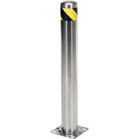 Butoir de s&eacute;curit&eacute;, Acier inoxydable, 36" h x 8" la, Argent Cantin et fils